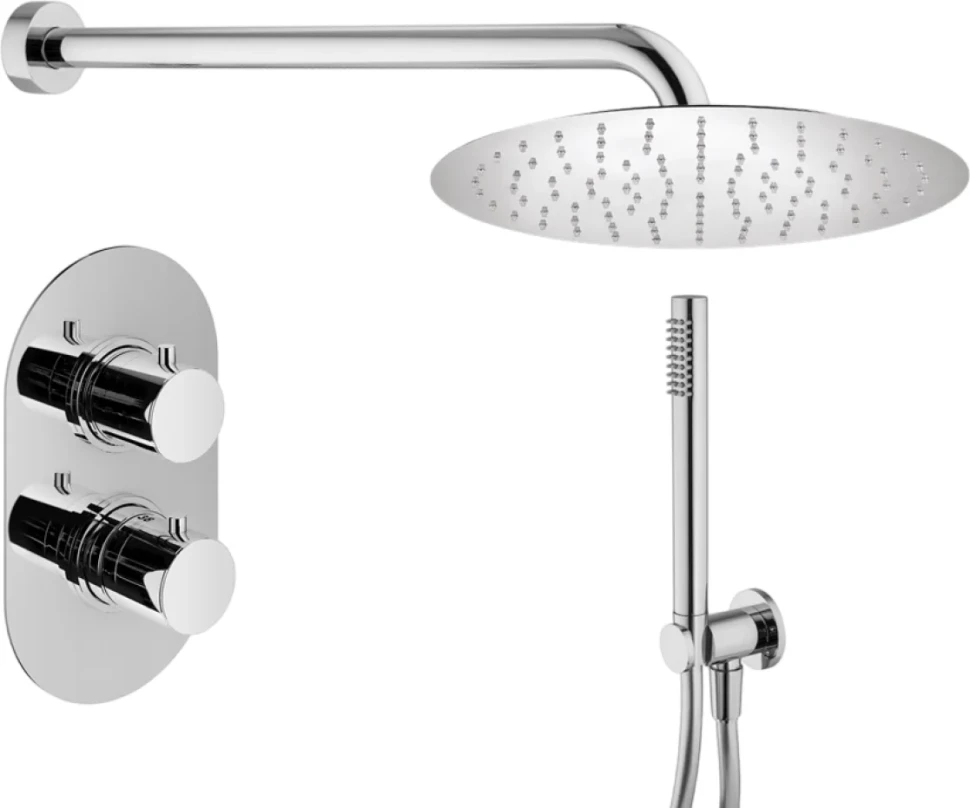 Душевой комплект Plumberia Selection Ixo KITXOT18CR С ВНУТРЕННЕЙ ЧАСТЬЮ, хром