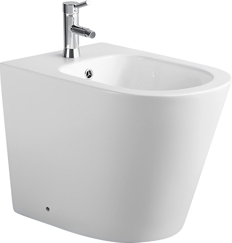 Биде напольное AQUATEK Вега AQ1058-00 глянцевое белое