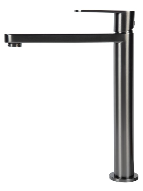 Смеситель для раковины Agger Sweet A2712155 оружейная сталь матовая