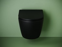 Подвесной унитаз Ceramicanova Uno смыв Торнадо CN11001TMB черный матовый Подвесной унитаз Ceramicanova Uno смыв Торнадо CN11001TMB черный матовый