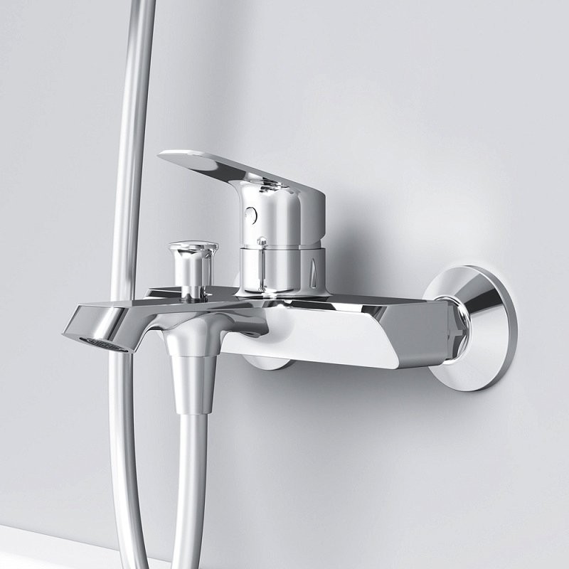 Смеситель для ванны с душем AM.PM Func F8F10000 хром