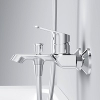 Смеситель для ванны с душем AM.PM Func F8F10000 хром Смеситель для ванны с душем AM.PM Func F8F10000 хром