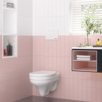 Кнопка смыва Berges Novum D4 soft touch белая
