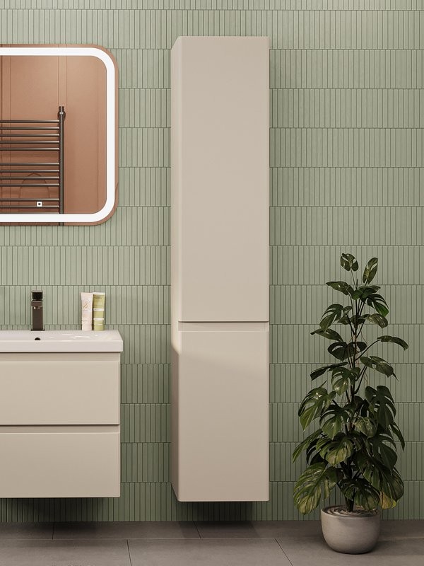 Шкаф-пенал для ванной SanStar Riana 30 cappuccino