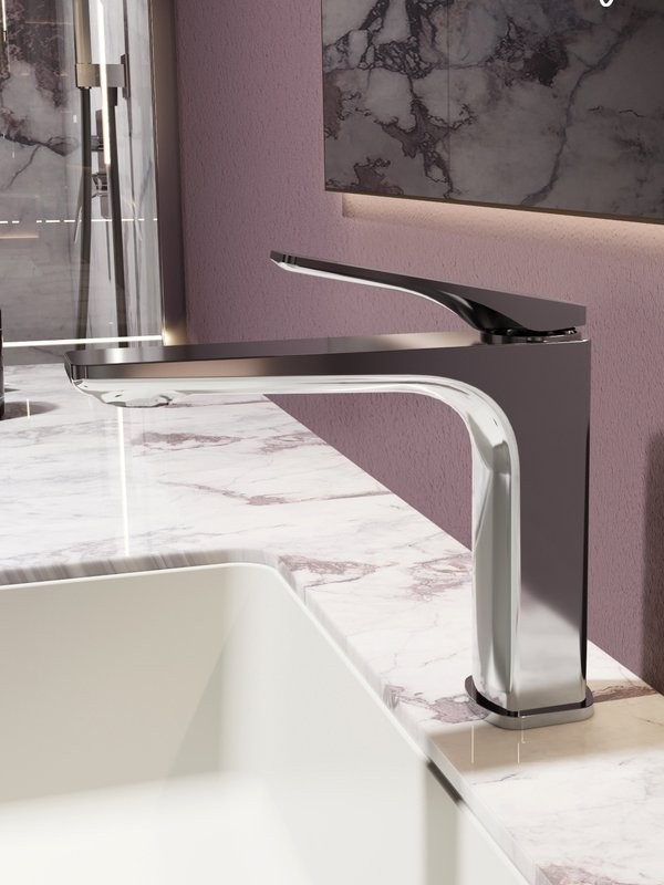 Смеситель для раковины Vincea Puro VBF-5P01CH хром