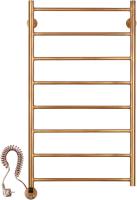 Полотенцесушитель электрический Secado Триада 1 105x55 см, подключение слева, бронза, лесенка, латунь