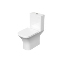 Унитаз-компакт напольный AQUATEK Optima Square AQ4411-00 безободковый, с микролифтом