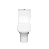 Унитаз-компакт напольный AQUATEK Optima Square AQ4411-00 безободковый, с микролифтом