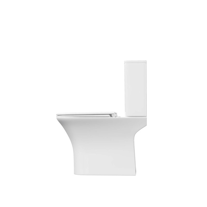 Унитаз-компакт напольный AQUATEK Optima Square AQ4411-00 безободковый, с микролифтом