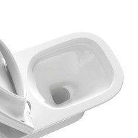 Унитаз-компакт напольный AQUATEK Optima Square AQ4411-00 безободковый, с микролифтом