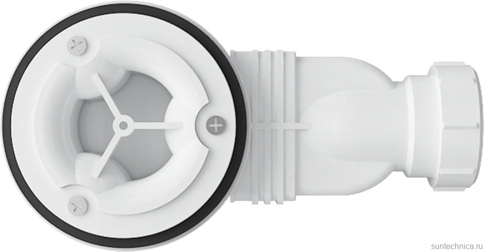 Поддон для душа Vincea VST-4SR9090G 90x90 серый, с сифоном