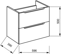 Тумба под раковину BelBagno Etna 39 60 bianco lucido Тумба под раковину BelBagno Etna 39 60 bianco lucido