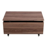 Тумба с раковиной Cezares Slider 100 подвесная, 2 ящика, орех дымчатый
