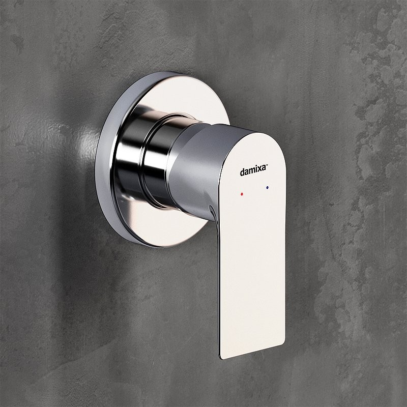 Встраиваемый смеситель для душа и ванны Damixa Apollo 477500000 С ВНУТРЕННЕЙ ЧАСТЬЮ, хром