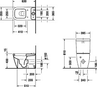 Унитаз-компакт напольный Duravit Happy D.2 2134090000