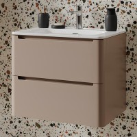 Тумба с раковиной IDDIS Edifice 60 подвесная, капучино, раковина 0106000i28