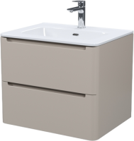 Тумба с раковиной IDDIS Edifice 60 подвесная, капучино, раковина 0106000i28