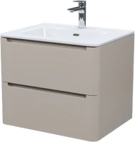 Тумба с раковиной IDDIS Edifice 60 подвесная, капучино, раковина 0106000i28