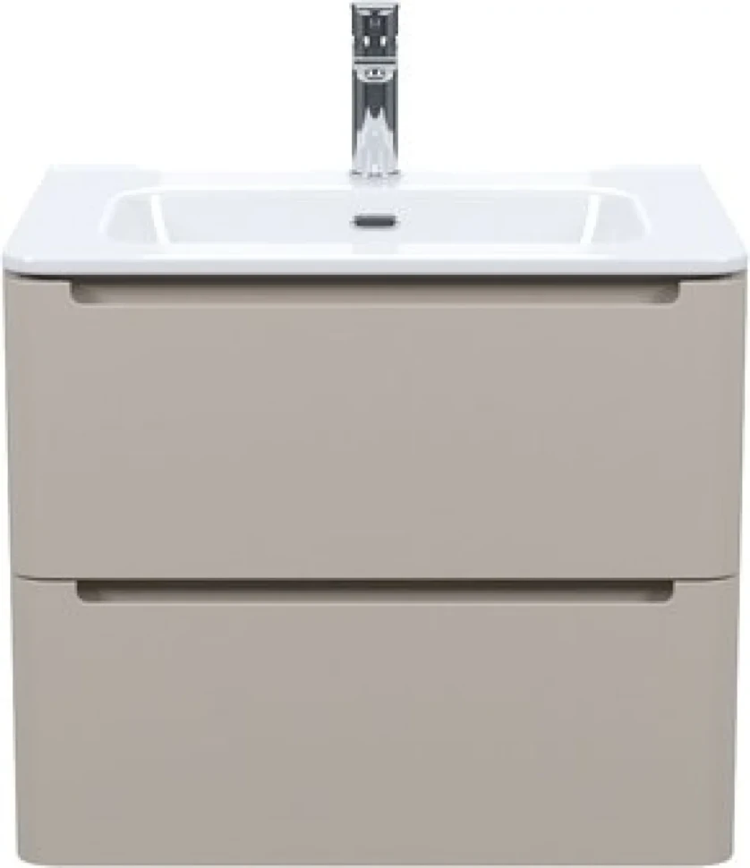 Тумба с раковиной IDDIS Edifice 60 подвесная, капучино, раковина 0106000i28