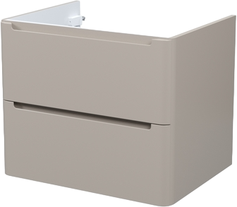 Тумба с раковиной IDDIS Edifice 60 подвесная, капучино, раковина 0106000i28