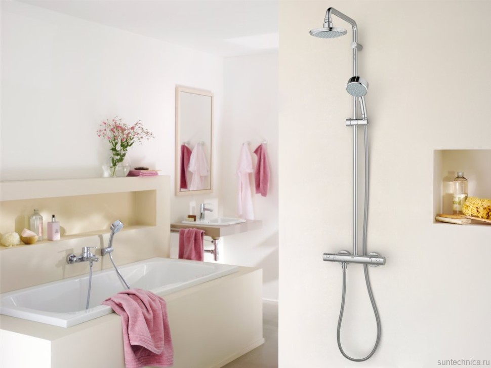 Смеситель для ванны с душем Grohe Eurostyle Cosmopolitan 33591002