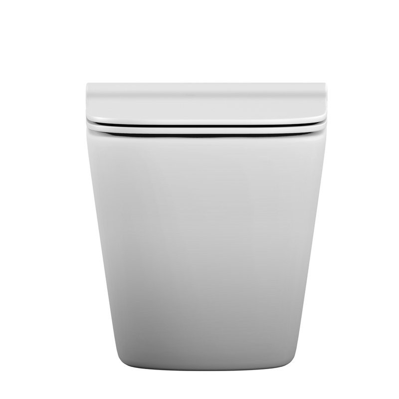 Унитаз подвесной Cersanit Crea Vortex DPL EO slim 68916 безободковый, с микролифтом