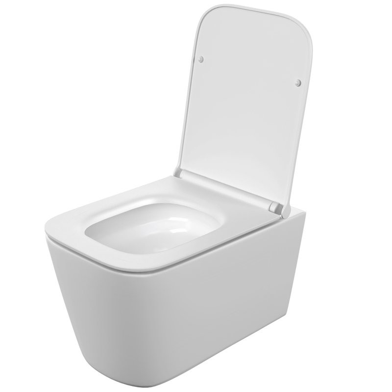 Унитаз подвесной Cersanit Crea Vortex DPL EO slim 68916 безободковый, с микролифтом