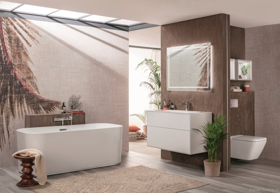 Унитаз подвесной Villeroy & Boch Finion 4664R0R1 alpin, ceramicplus