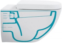 Унитаз подвесной Villeroy & Boch Finion 4664R0R1 alpin, ceramicplus
