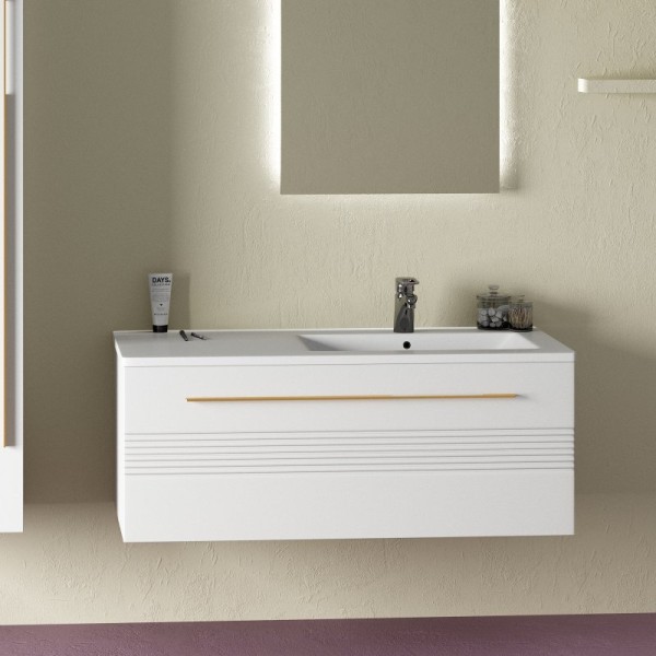 Тумба под раковину Sanvit Соната 1-100 R белая