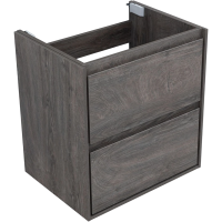 Тумба с раковиной Aquanet Милан 60 подвесная, дуб рошелье