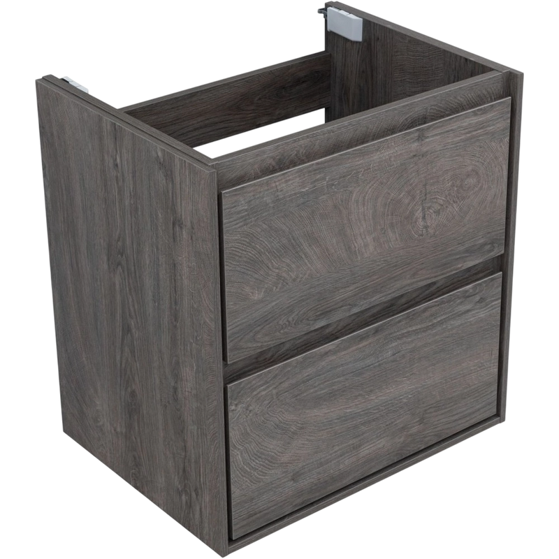 Тумба с раковиной Aquanet Милан 60 подвесная, дуб рошелье