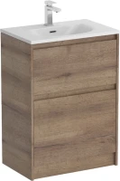 Тумба с раковиной BelBagno Kraft 39 70 напольная, rovere tabacco, раковина BB-8099-3-70