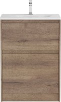 Тумба с раковиной BelBagno Kraft 39 70 напольная, rovere tabacco, раковина BB-8099-3-70