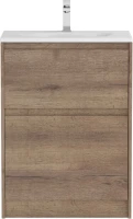 Тумба с раковиной BelBagno Kraft 39 70 напольная, rovere tabacco, раковина BB-8099-3-70