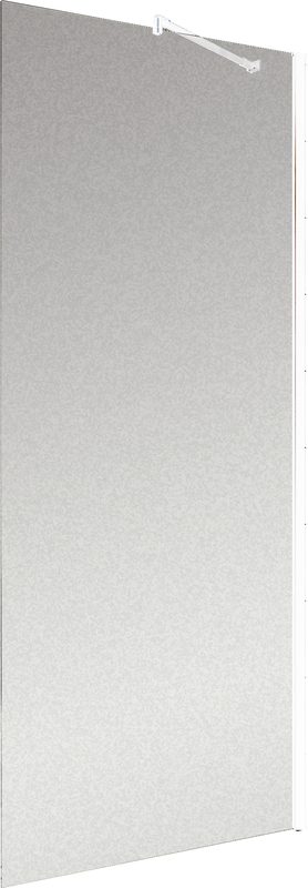 Душевая перегородка Maybahglass MGD-1357-1ш 99 см, профиль белый, стекло сатин