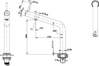 Смеситель для кухни Bravat Ozen F7354388CP-ENG