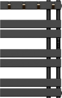 Полотенцесушитель электрический Bauedge Wind Hook AF0010 50x80 черный матовый