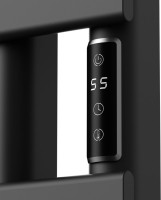 Полотенцесушитель электрический Bauedge Wind Hook AF0010 50x80 черный матовый