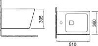 Биде подвесное Vincea Q-Line VB1-12G1B золотое, черное