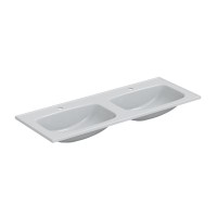 Тумба с раковиной СаНта Вега 120 напольная, 4 ящика, белая