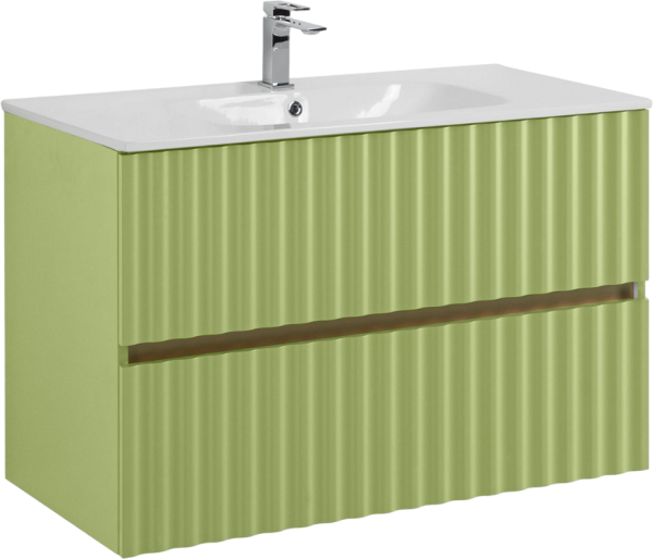 Тумба под раковину Art&Max Elegant 90 подвесная, мята