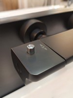 Термостатический смеситель AltroBagno Lamberto AltroBagnoLamberto0212MB для ванны с душем, матовый черный
