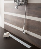 Душевой трап (лоток) Pestan Confluo Frameless Line 450 white glass
