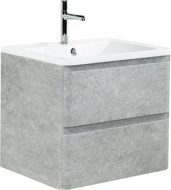 Тумба под раковину BelBagno Albano 70 подвесная, cemento verona grigio