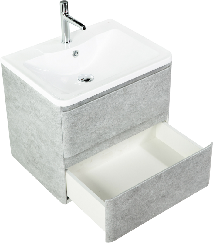 Тумба под раковину BelBagno Albano 70 подвесная, cemento verona grigio