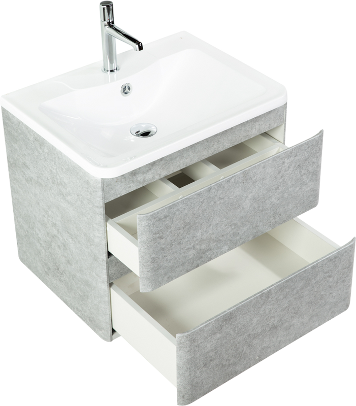 Тумба под раковину BelBagno Albano 70 подвесная, cemento verona grigio