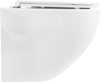 Унитаз подвесной BelBagno Onda BB066CHR безободковый, крышка BB870SC с микролифтом
