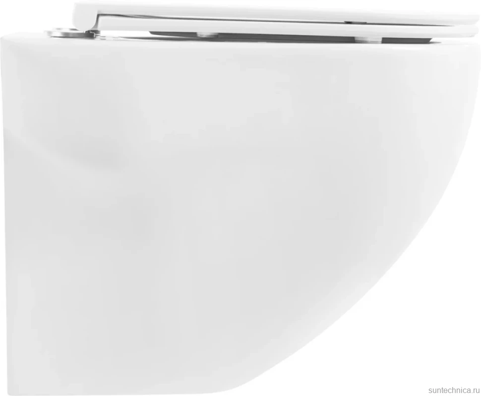 Унитаз подвесной BelBagno Onda BB066CHR безободковый, крышка BB870SC с микролифтом