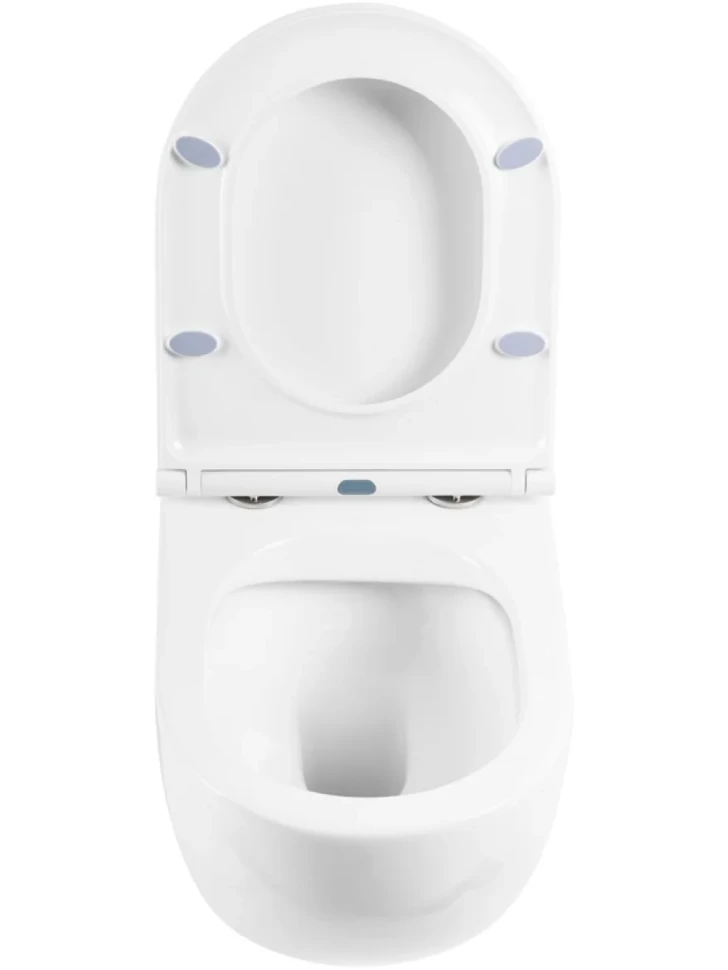 Унитаз подвесной BelBagno Onda BB066CHR безободковый, крышка BB870SC с микролифтом